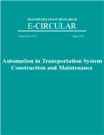 Cover of AUTOMATION IN TRANSPORTATION SYSTEM CONSTRUCTION AND MAINTENANCE