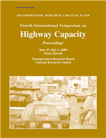 Cover of CAPACITY OF UNSIGNALIZED URBAN JUNCTIONS