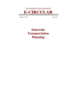 Cover of STATEWIDE TRANSPORTATION PLANNING