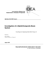 Cover of INVESTIGATION OF A HYBRID-COMPOSITE BEAM SYSTEM