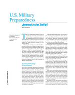 Cover of U.S. MILITARY PREPAREDNESS: JAMMED IN THE TRAFFIC?