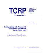 Cover of COMMUNICATING WITH PERSONS WITH DISABILITIES IN A MULTIMODAL TRANSIT ENVIRONMENT