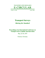 Cover of CONDUCTING TELEPHONE ORIGIN-DESTINATION HOUSEHOLD SURVEYS WITH AN INTEGRATED INFORMATIONAL APPROACH