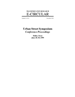 Cover of URBAN ROADWAY CLASSIFICATION: BEFORE THE DESIGN BEGINS