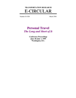 Cover of MOBILITY AND MODE CHOICE OF PEOPLE OF COLOR FOR NON-WORK TRAVEL
