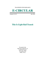 Cover of THIS IS LIGHT RAIL TRANSIT