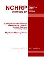 Cover of BUILDING EFFECTIVE RELATIONSHIPS BETWEEN CENTRAL CITIES AND REGIONAL, STATE, AND FEDERAL AGENCIES