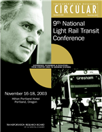 Cover of STATUS OF NORTH AMERICAN LIGHT RAIL TRANSIT SYSTEMS: YEAR 2003 UPDATE