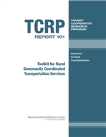 Cover of TOOLKIT FOR RURAL COMMUNITY COORDINATED TRANSPORTATION SERVICES