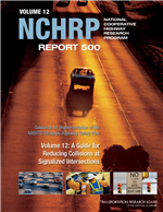 Cover of GUIDANCE FOR IMPLEMENTATION OF THE AASHTO STRATEGIC HIGHWAY SAFETY PLAN. VOLUME 12: A GUIDE FOR REDUCING COLLISIONS AT SIGNALIZED INTERSECTIONS