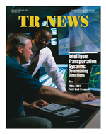 Cover of SECURITY REDEFINES THE AGENDA: THE TRANSPORTATION RESEARCH BOARD'S 2001 FIELD VISIT PROGRAM