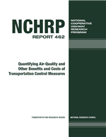 Cover of QUANTIFYING AIR-QUALITY AND OTHER BENEFITS AND COSTS OF TRANSPORTATION CONTROL MEASURES