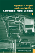 Cover of REGULATION OF WEIGHTS, LENGTHS, AND WIDTHS OF COMMERCIAL MOTOR VEHICLES