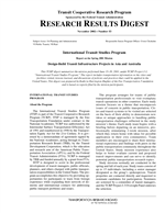 Cover of INTERNATIONAL TRANSIT STUDIES PROGRAM: REPORT ON THE SPRING 2001 MISSION, DESIGN-BUILD TRANSIT INFRASTRUCTURE PROJECTS IN ASIA AND AUSTRALIA