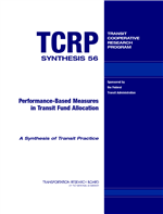 Cover of PERFORMANCE-BASED MEASURES IN TRANSIT FUND ALLOCATION