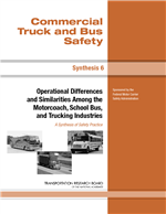 Cover of OPERATIONAL DIFFERENCES AND SIMILARITIES AMONG THE MOTORCOACH, SCHOOL BUS, AND TRUCKING INDUSTRIES