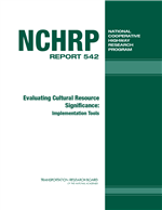Cover of EVALUATING CULTURAL RESOURCE SIGNIFICANCE: IMPLEMENTATION TOOLS