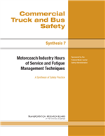 Cover of MOTORCOACH INDUSTRY HOURS OF SERVICE AND FATIGUE MANAGEMENT TECHNIQUES