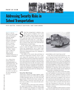 Cover of Point of View: Addressing Security Risks in School Transportation