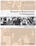Cover of Women's Issues in Highway Safety: Summary of the Literature
