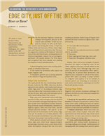 Cover of Edge City, Just off the Interstate: Boon or Bane?