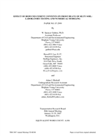 Cover of Effect of Reduced Cement Contents on Frost Heave of Silty Soil: Laboratory Testing and Numerical Modeling