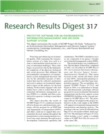 Cover of Prototype Software for an Environmental Information Management and Decision Support System