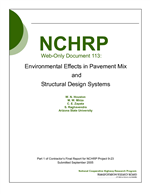 Cover of Environmental Effects in Pavement Mix and Structural Design Systems