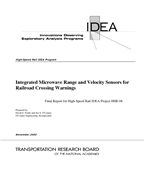 Cover of Integrated Microwave Range and Velocity Sensors for Railroad Crossing Warnings