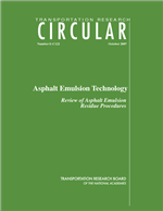 Cover of Characterization of the Different Phases in the Life Cycle of the Binder in a Bitumen Emulsion: Recovery Methods