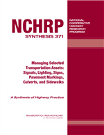 Cover of Managing Selected Transportation Assets: Signals, Lighting, Signs, Pavement Markings, Culverts, and Sidewalks