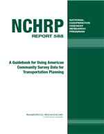 Cover of A Guidebook for Using American Community Survey Data for Transportation Planning