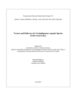 Cover of Vectors and Pathways for Nonindigenous Aquatic Species in the Great Lakes