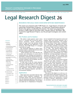 Cover of Resources for Legal Issues Associated with Bus Maintenance