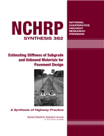 Cover of Estimating Stiffness of Subgrade and Unbound Materials for Pavement Design