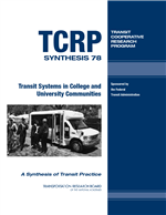 Cover of Transit Systems in College and University Communities