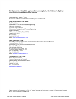 Cover of Development of Simplified Approach for Assessing Level of Safety of Highway Network Associated with Pavement Friction