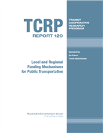 Cover of Local and Regional Funding Mechanisms for Public Transportation