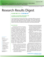 Cover of A Guide to Planning Resources on Transportation and Hazards