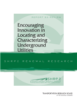 Cover of Encouraging Innovation in Locating and Characterizing Underground Utilities