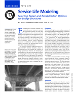 Cover of Research Pays Off: Service Life Modeling: Selecting Repair and Rehabilitation Options for Bridge Structures