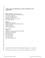 Cover of Compaction of Noise-Reducing Asphalt Mixtures in the Laboratory