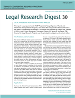 Cover of Legal Handbook for the New Starts Process