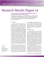 Cover of Light Detection and Ranging (LIDAR) Deployment for Airport Obstructions Surveys