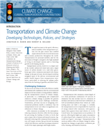 Cover of Transportation and Climate Change: Developing Technologies, Policies, and Strategies
