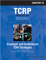 Cover of Traveler Response to Transportation System Changes. Chapter 19 - Employer and Institutional TDM Strategies