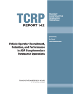Cover of Vehicle Operator Recruitment, Retention, and Performance in ADA Complementary Paratransit Operations